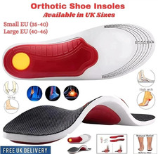 Orthotic pro Insoles Arch Support Heel Cushion Plantar Fasciitis Orthopedic UK