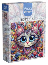 Big-Eyed Cat 1000-Piece Jigsaw Puzzle 19x27 