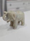 Antique Chinese Soapstone Carving Elephant Statue Figurine. 2"