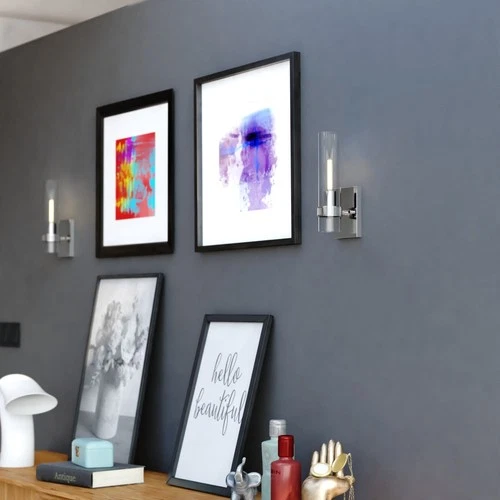 Vaxcel Lighting W0428 Bari 13" Tall Bathroom Sconce - Black - Picture 3 of 12