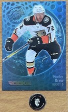 Hunter Drew 2022-23 Upper Deck SkyBox Metal Universe Blue Spectrum Rookie #176