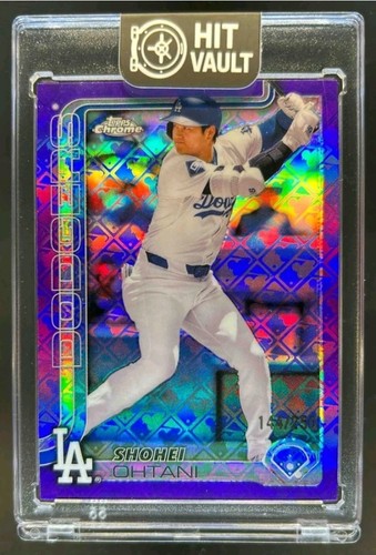 2025 Topps Chrome LogoFractor Shohei Ohtani Purple Refractor #/250 Dodgers