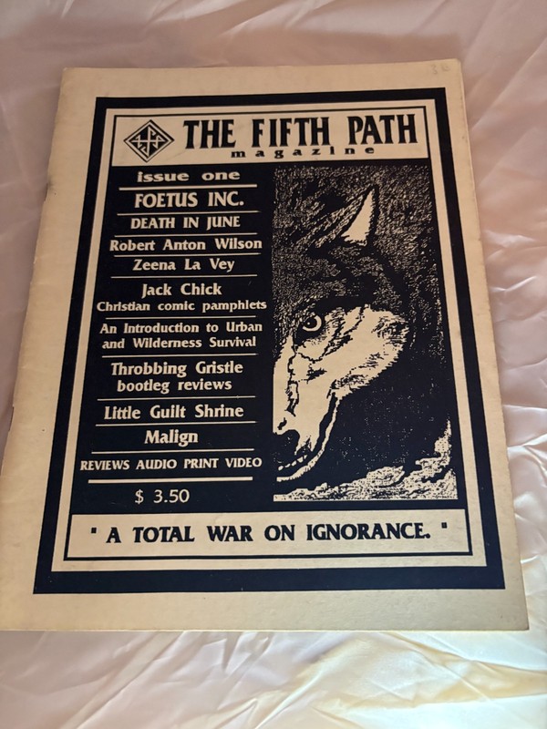 the fifth path issue 1 from 1991 neofolk, satanism, neopaganism, industrial