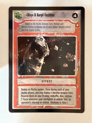 Star Wars CCG - Slayn & Korpil Facilities - Special Edition