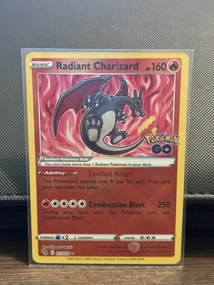 2022 Pokemon SWSH Pokemon GO Radiant Charizard #011/078 | eBay