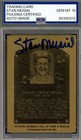 Stan Musial Gem Mint 10 PSA DNA Signed Gold Metallic Hall Fame Plaque Autograph