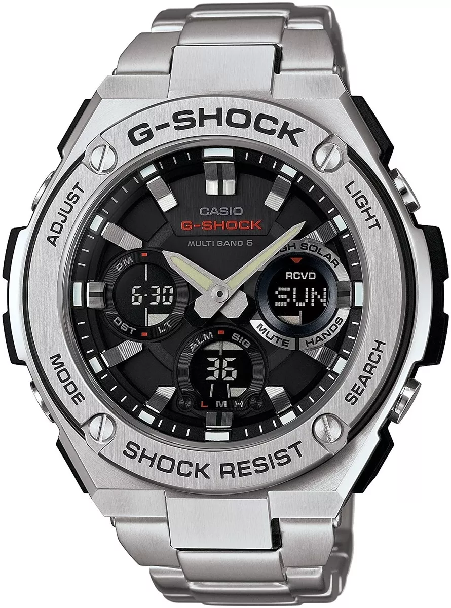 CASIO G SHOCK G STEEL series GST W110D 1AJF Multiband 6 Men s