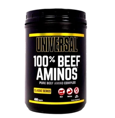 Universal Nutrition 100% Beef Aminos 400 Tabletten Beef Protein Isolat
