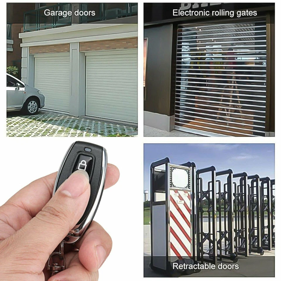 433MHz Funkfernbedienung Funk Türöffner Relais Modul 2 Kanal Drahtloser Schalter - Bild 4 von 4