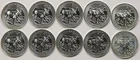 Lot 10 2013 Canada Pronghorn Antelope $5 .9999 Fine Silver 1 oz 5 Dollars