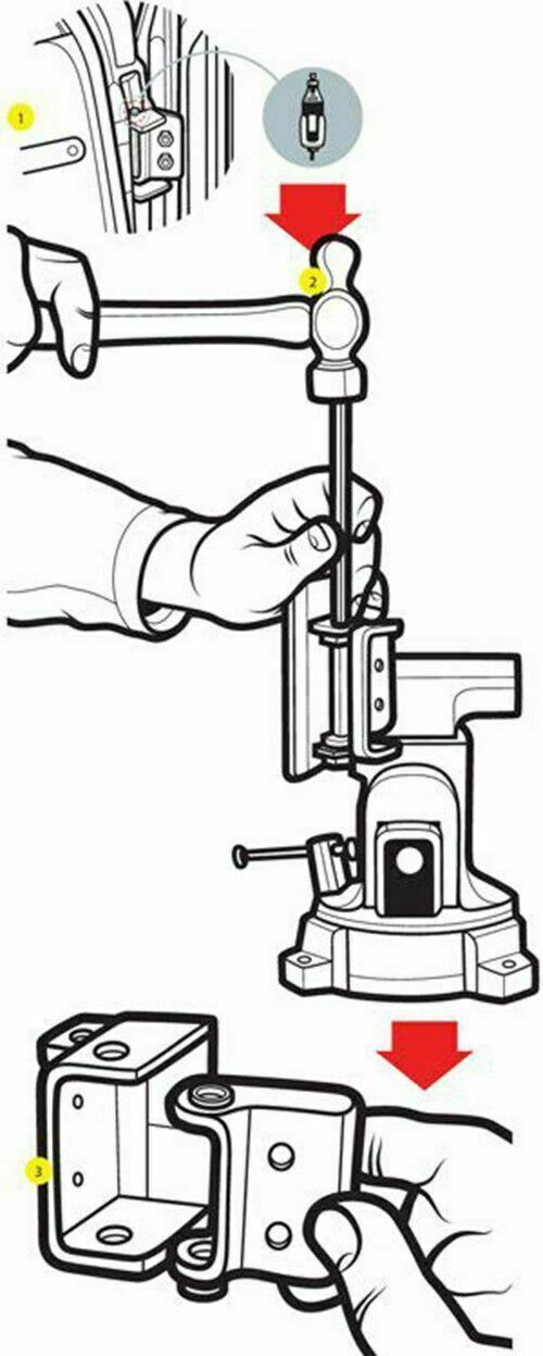 Door Hinge Pin for Honda Accord Civic CRV CRX CX DX EX SI EG6 B16 D16 EK EG EH 898149530966 eBay