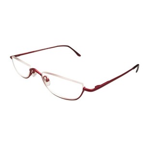 metal half frame reading glasses