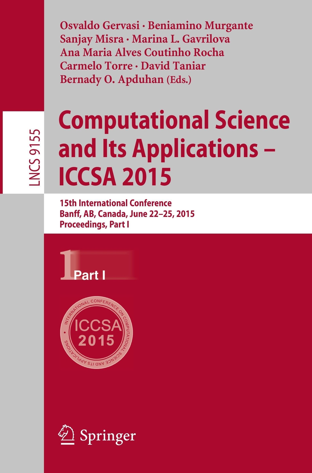 Thumbnail - Osvaldo Gervasi (u. A.) | Computational Science And Its Applications