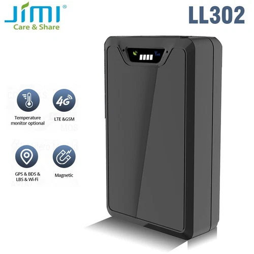 Jimi LL302 4G GPS Realtime Tracking Multiple Alarms Voice Monitoring Car Locator