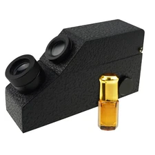 Gem Refractometer Gemological Gemstone Built-in LED Light + RI Oil+ 0.01nD Scale
