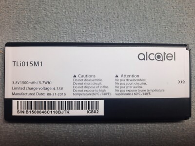 * BRAND NEW Alcatel Pixi Unite Original Phone Battery TLi015M1 Free Shipping *