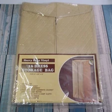 K-Mart Heavy Duty Vinyl 16-Dress Storage Bag Size 54 x 20 x 15 inches Hanging