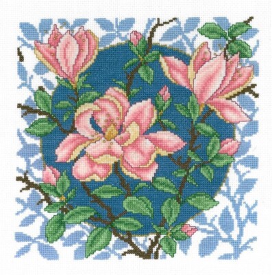 Imaginating Inc. - Frühlingsmagnolia von Joan Elliott - Kreuzstichdiagramm.