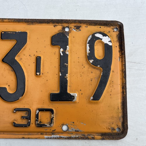 1930 California License Plate - Pair Both Front & Back 5H 93 19 , Need restora - Picture 5 of 21