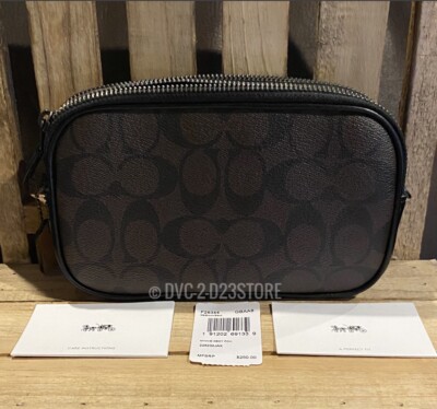Disney X Coach Minnie Mouse Patches Signature Zip Zip Crossbody