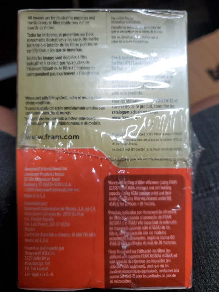 Nuevo en caja - Filtro de aceite protector extendido FRAM - XG2870A Foto 3 de 4