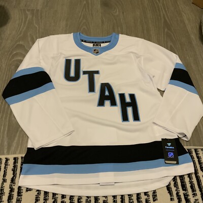 Utah Hockey Club Fanatics Home Premium Jersey White Away Men s Size: 46 NWT