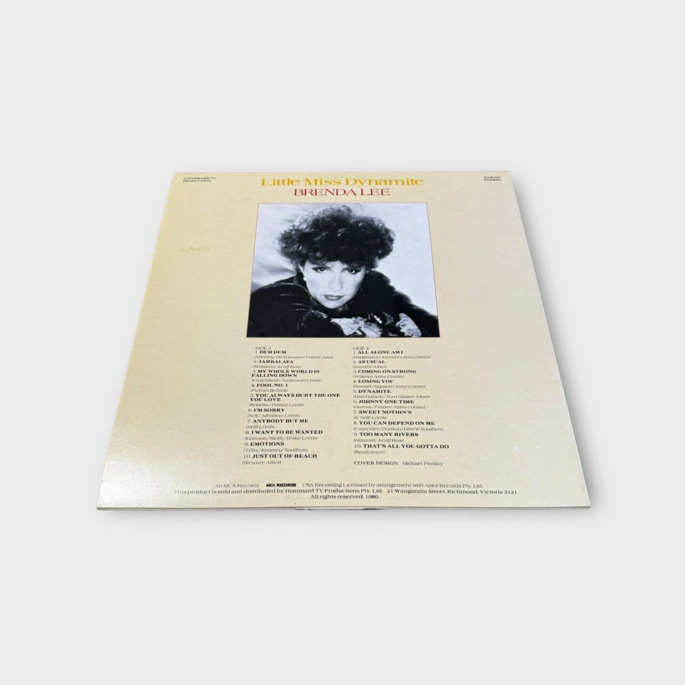 Brenda Lee Little Miss Dynamite Vinyl LP MCA Records HAM047 20 Golden Years - Image 4 of 4