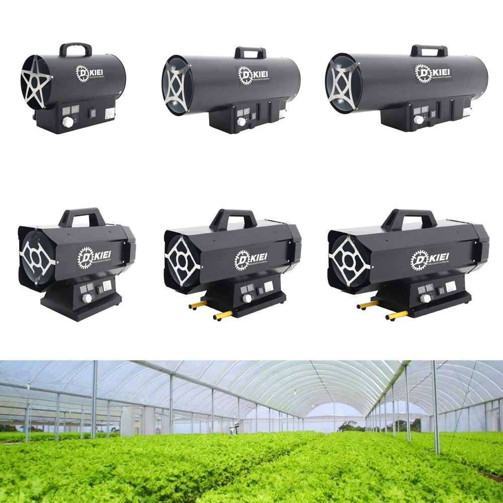 15/30/50KW Industrial Gas Space Heater Warehouse Greenhouse Garage Garden  Farms | eBay