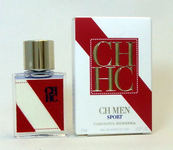 HERRERA fl.oz. MEN | perfume eBay CAROLINA ml. CH Mini toilette de 7 0.20 Eau SPORT