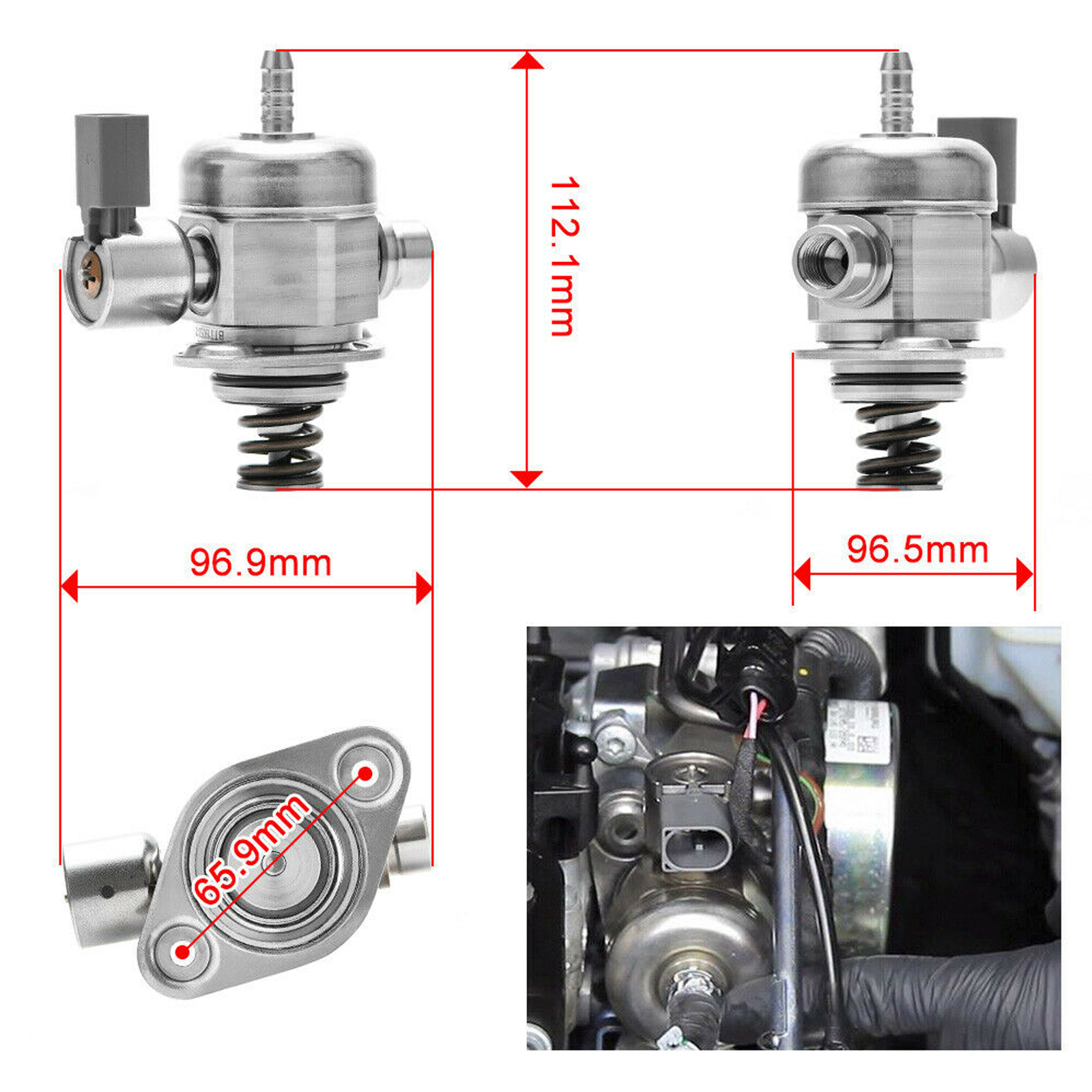 06H 127 025R BOSCH High Pressure Fuel Pump for VW Golf Jetta