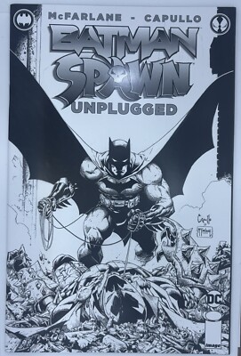 Batman/ Spawn #1 Unplugged Variant (2023) Image DC Comics