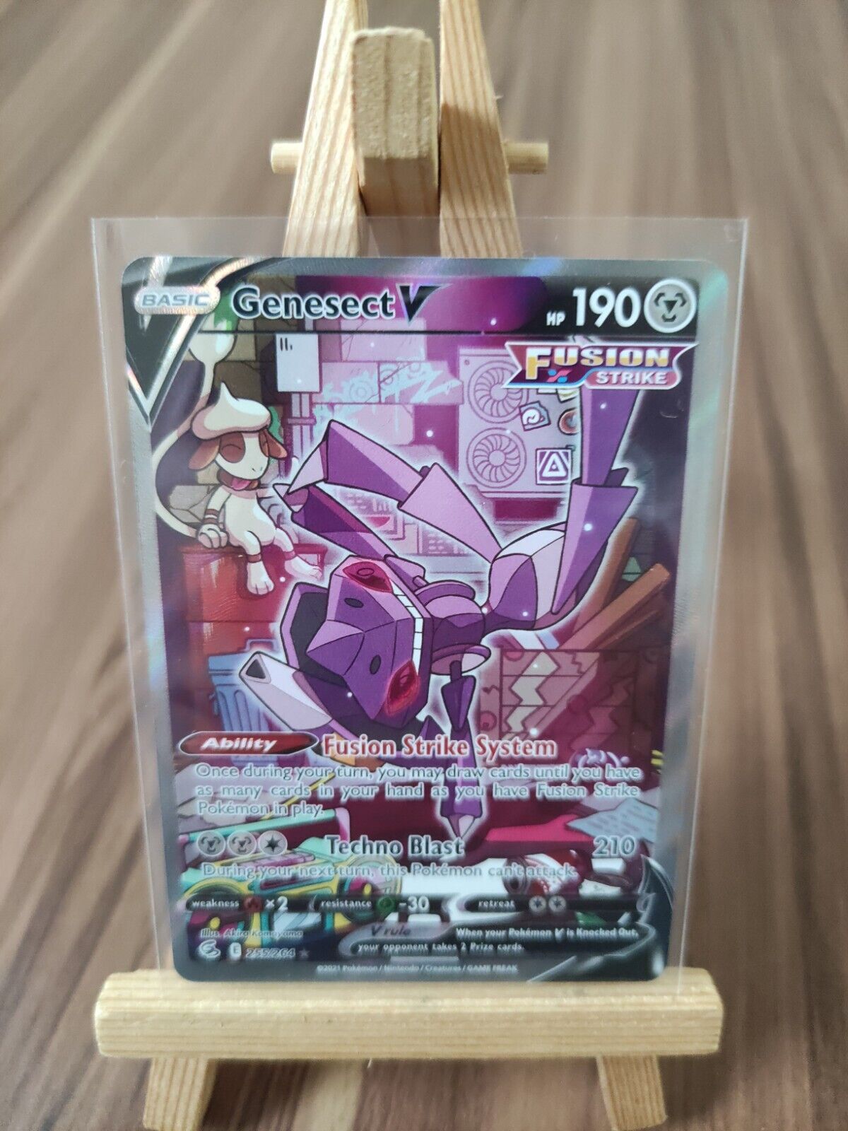 Pokemon Genesect V alternate art 255/264 Fusion Strike, Hobbies & Toys,  Toys & Games on Carousell