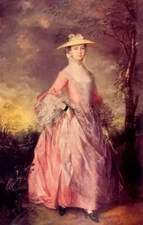 high quality oil  painting handpainted on canvas- mary, countess of howe