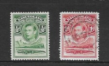 M4324 BASUTOLAND KGVI STAMPS - CROCODILES