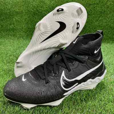 Nike Alpha Huarache NXT Black White Men's Size 7.5 Baseball Cleats DJ6517-001