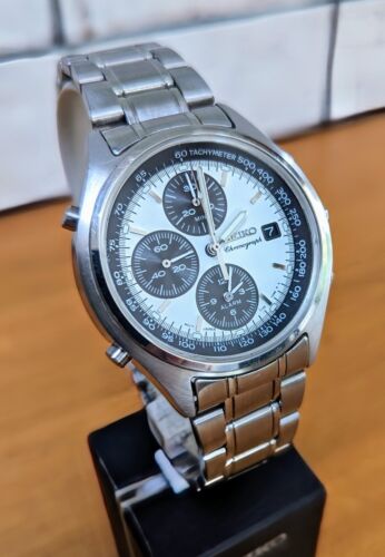 Vintage Seiko 7T32 7C60 Chronograph Alarm 1995 100% Original . New battery - Picture 3 of 8
