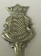 Vintage Souvenir Spoon Collectible Oud Beyerland Beijerland Netherlands