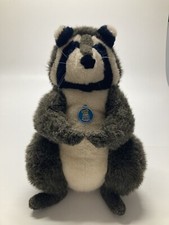 Vintage Dakin Raccoon Plush Stuffed Animal 1985 16" Large