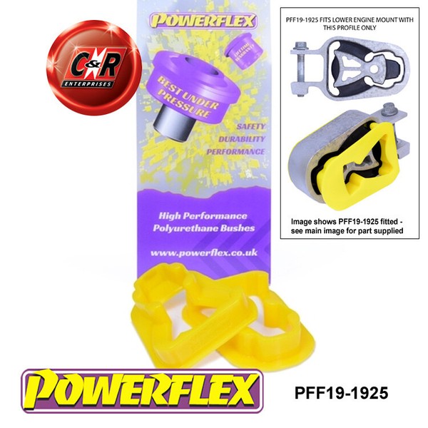 Powerflex Unterer Motorlager Einlage FüR Volvo S60 Awd (2010-2018) PFF19-1925-image