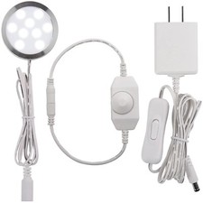Under Cabinet Lighting Single LED Puck Light for Kitchen Counter Cabinet Clos...