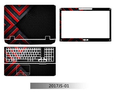 Laptop Color film Sticker Protector Cover Skin Guard for ASUS G75 17.3''