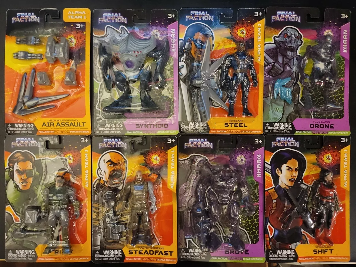 Dollar store action figures. Final Faction. : r/ActionFigures