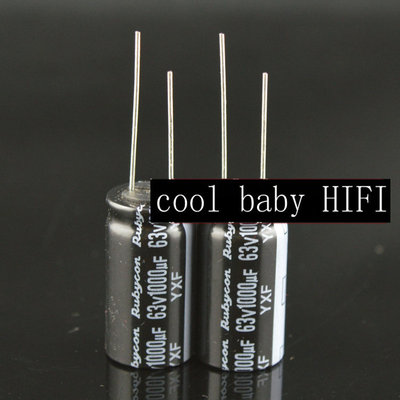 50pcs RUBYCON YXF 1000uf 63v 1000mfd Capacitor high frequency 105�� 16*31mm