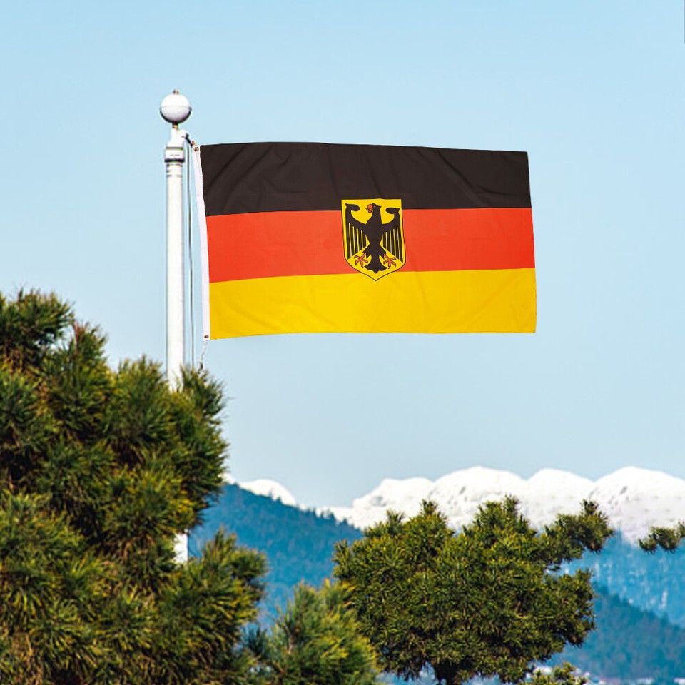 Deutschland Flagge 90x150 Cm – Fahne Mit Ösen Für Mast