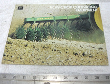 1978 JOHN DEERE TRACTOR ROW CROP CULTIVATING EQUIPMENT BROCHURE ADVERTISING