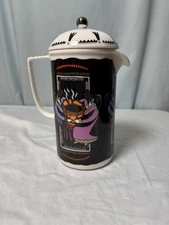 Chaleur French Press Ceramic Coffee Maker 32 oz Matt Walton Art “Modern Ladies"