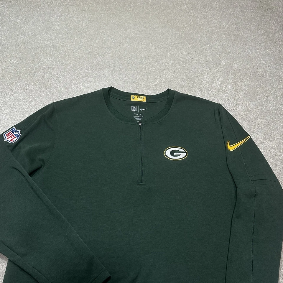 Chaqueta Green Bay Packers Emitida por Jugador Para Hombres XL Extra Grande Verde Nike Team Issue Foto 3 de 4