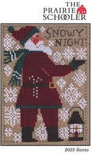 2023 Santa by Prairie Schooler cross stitch pattern