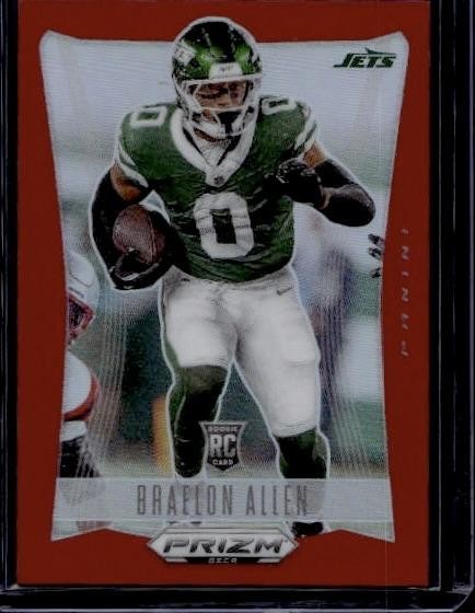 2024 Panini Prizm Deca #233 Braelon Allen Red Prizms #/199