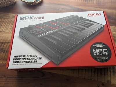 Musik Keyboard Akai MPK mini schwarz DJ Mix Elekto Set Digital Music